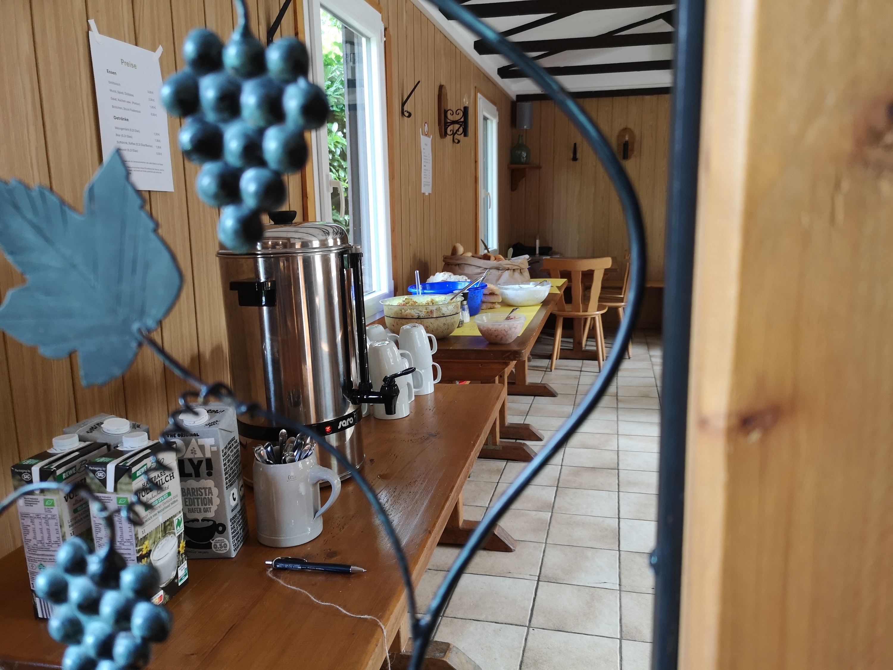 Das Buffet ist angerichtet
